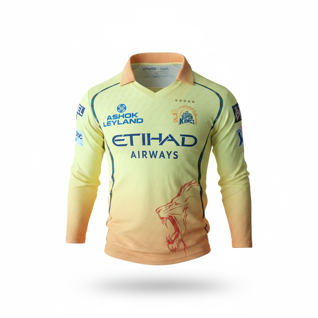 CSK 2026 PLAYER REPLICA- Long Sleeve Shirt