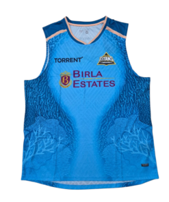 Alternative view of GUJARAT TITANS 2026 PLAYER TRAINING- Sky Sleeveless Shirt