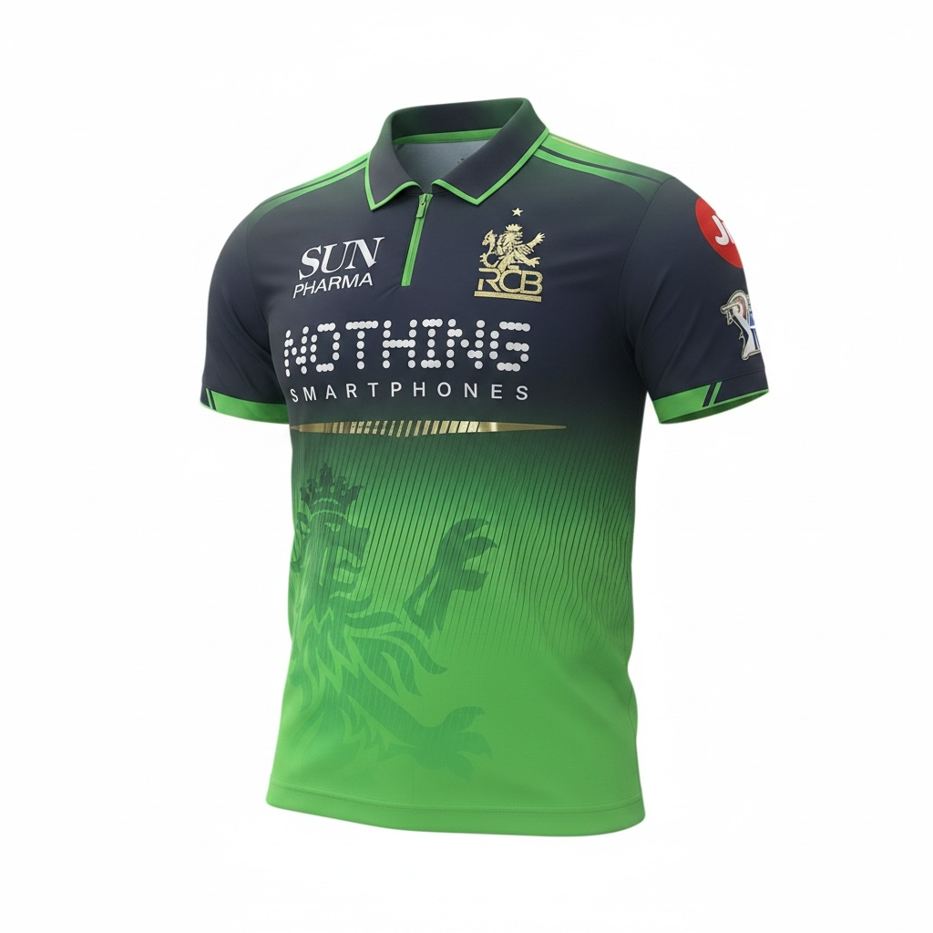 RCB 2026 PLAYER Replica Green- Short Sleeve Shirt